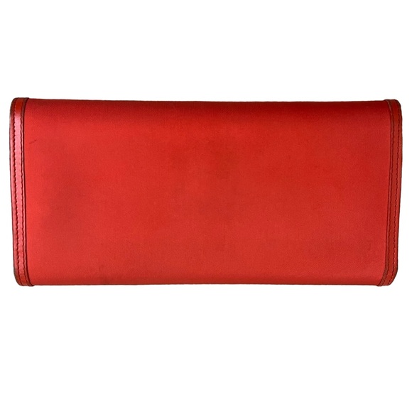 Prada Long Wallet Orange Leather - Picture 3 of 16